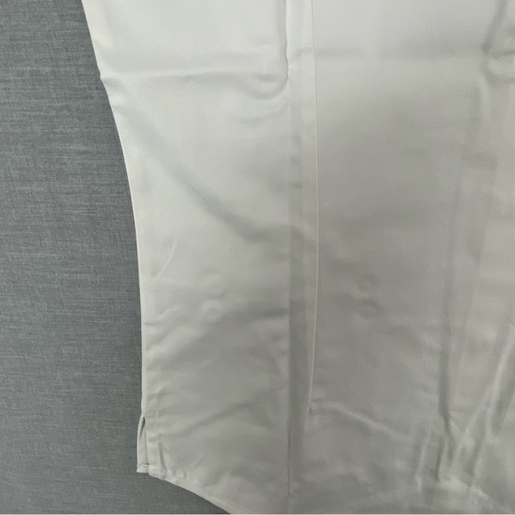 Harrington White Uniform Dress Shirt Top Cotton Button Down NEW XS - Picture 4 of 6